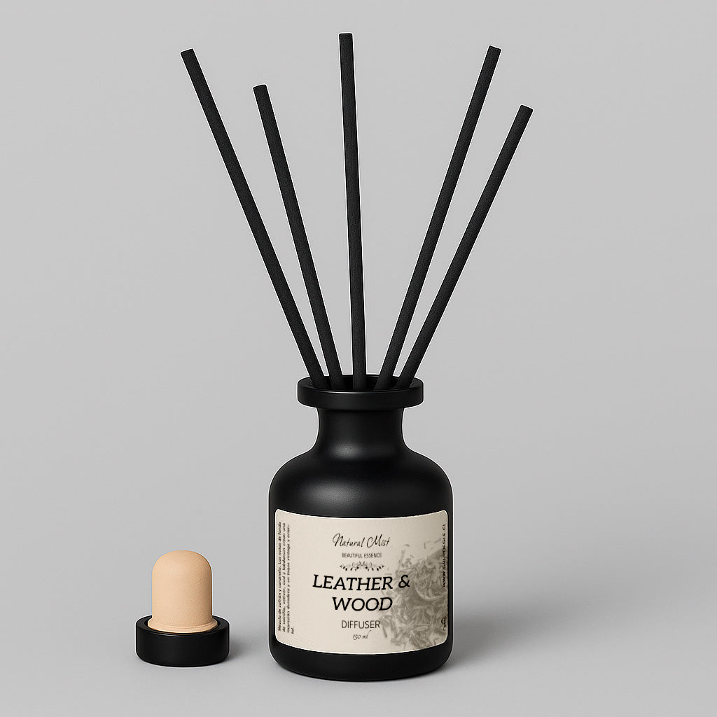 🪵🔥 Nobel Natural Mist – Leather & Wood Diffuser 150 ml