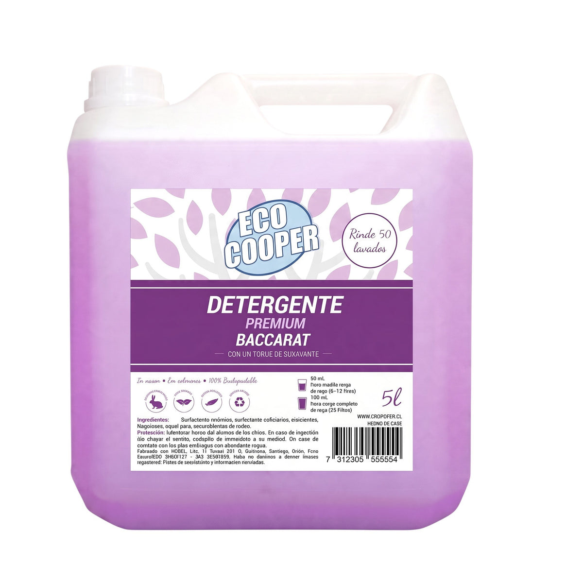 Detergente Premium Baccarat Eco Cooper