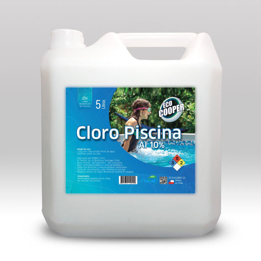 Cloro Líquido para Piscinas 5L – Nobel