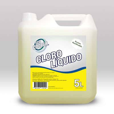 CLORO LIQUIDO ECO COOPER HOGAR 5L