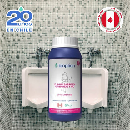 🚽 Quita Sarro-Gel Biopción 1 L – Gel Potente para WC y Urinarios | Elimina Sarro, Ácido Úrico y Malos Olores (Biodegradable)