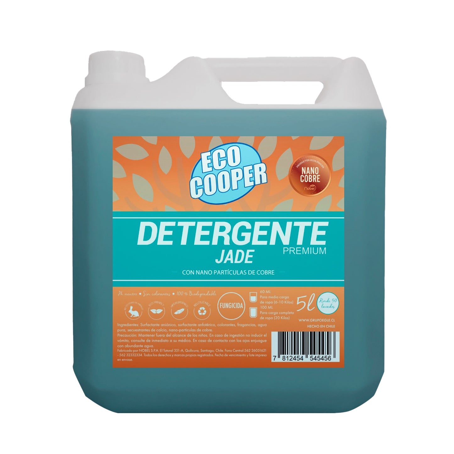 Detergente Premium Jade Eco Cooper DETJADE 5L
