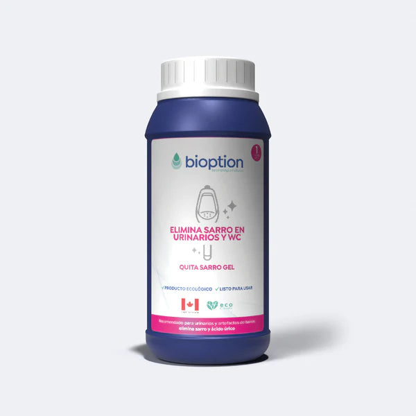 🚽 Quita Sarro-Gel Biopción 1 L – Gel Potente para WC y Urinarios | Elimina Sarro, Ácido Úrico y Malos Olores (Biodegradable)