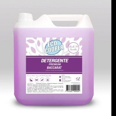 Detergente Premium Eco Cooper de Trini Vital Store en envase de 5 litros con fórmula biodegradable y suavizante