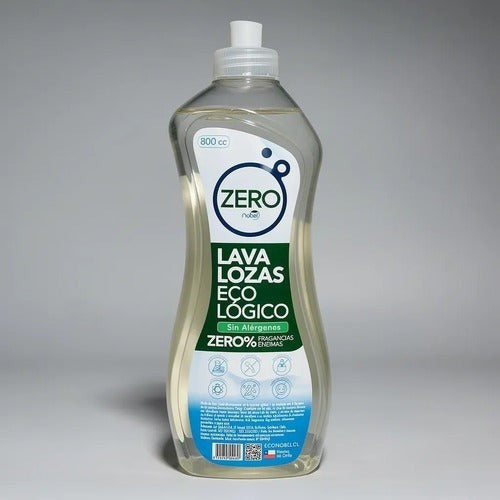 Lavaloza ecológico Nobel Zero de Trini Vital Store en envase de 500cc, fórmula hipoalergénica sin fragancias.