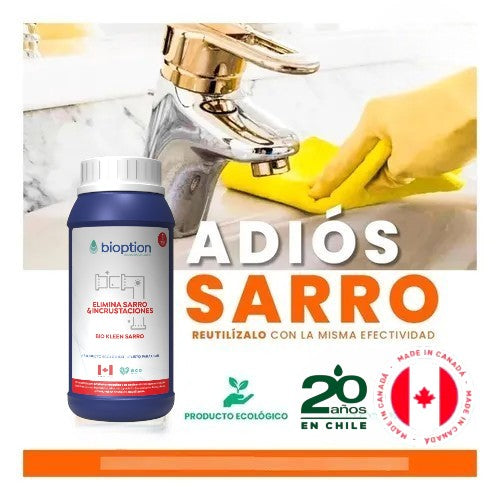 Limpiador ecológico Biokleen Sarro de Trini Vital Store para eliminar incrustaciones en grifería y baños