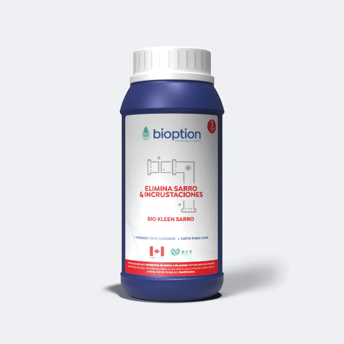 Limpiador ecológico Biokleen Sarro  de 1 litro para eliminar incrustaciones